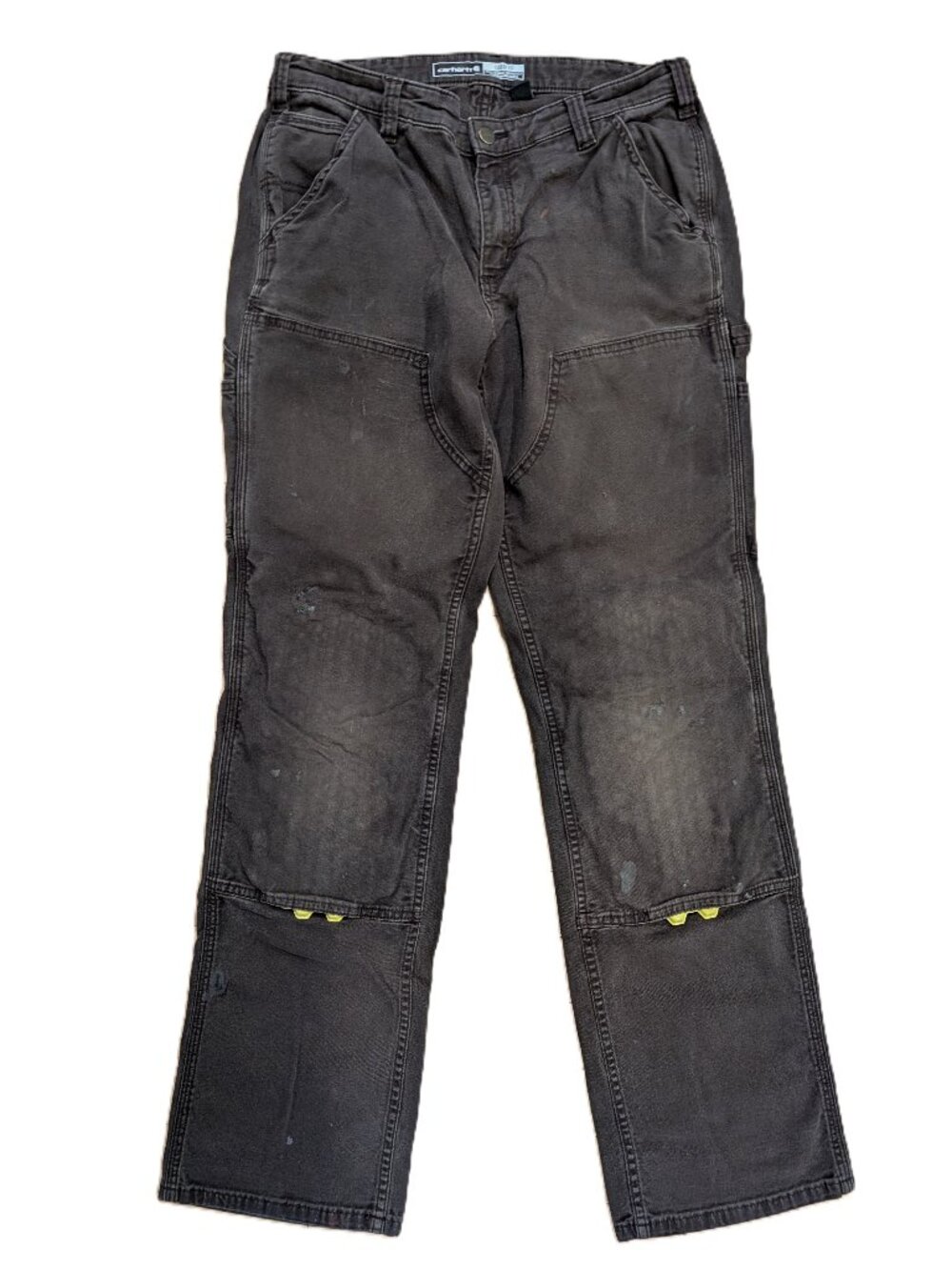 Carhartt Rugged Flex Loose Fit Canvas Double Front Work Pants - Size 10 Tall